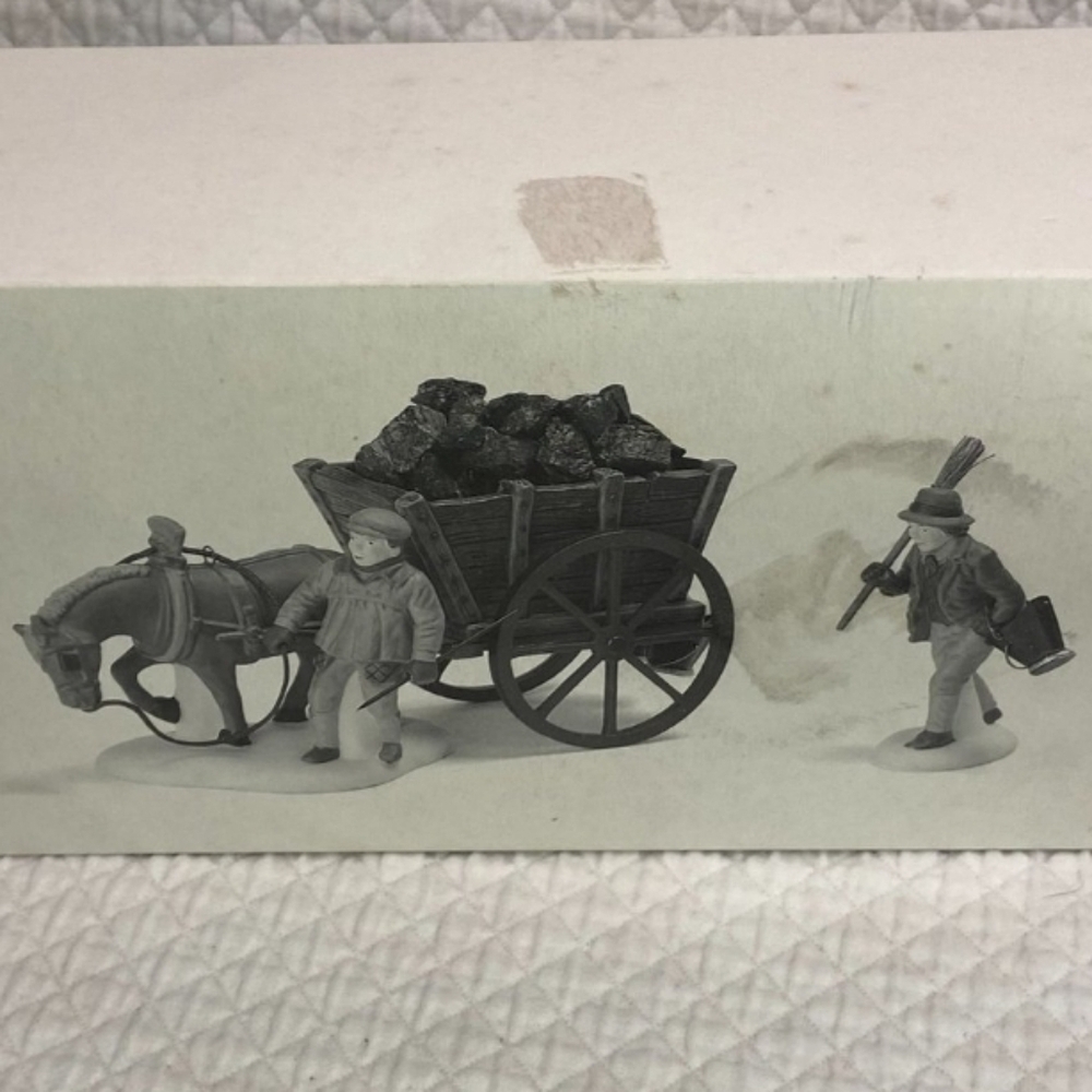 Department 56 "Delivering Coal For The Hearth" , new